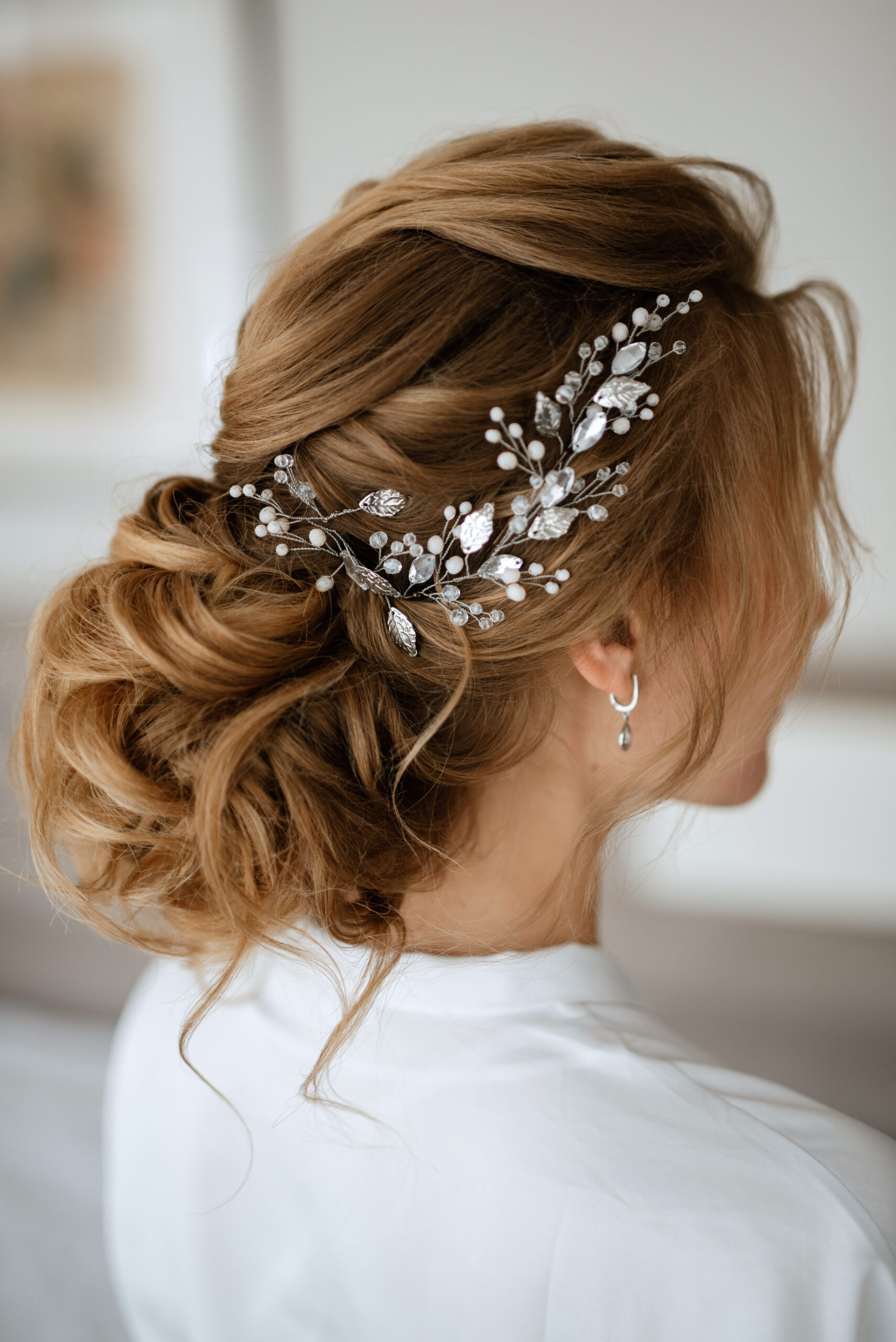 wedding hair bridesmaid